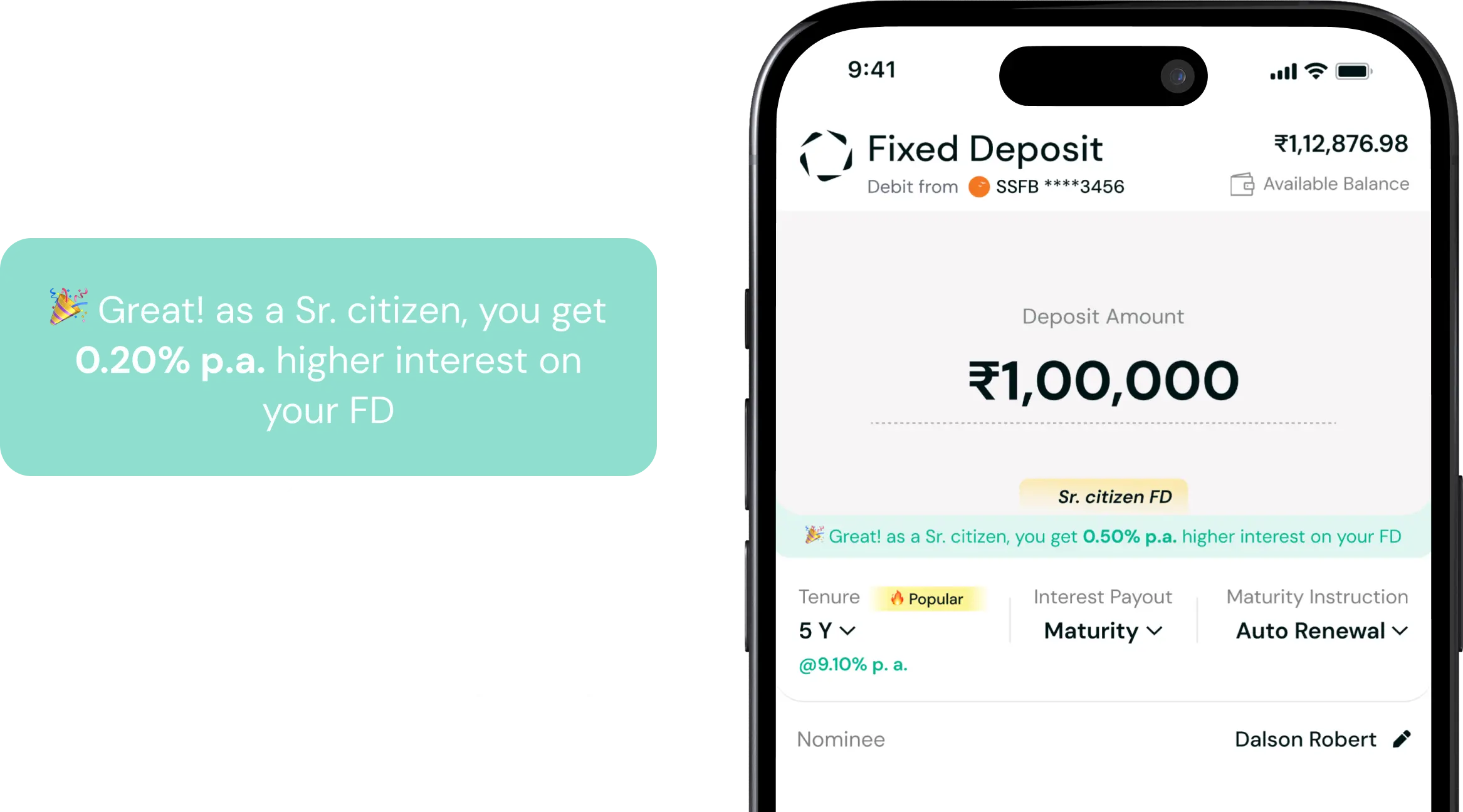 Zero-Balance Savings Account