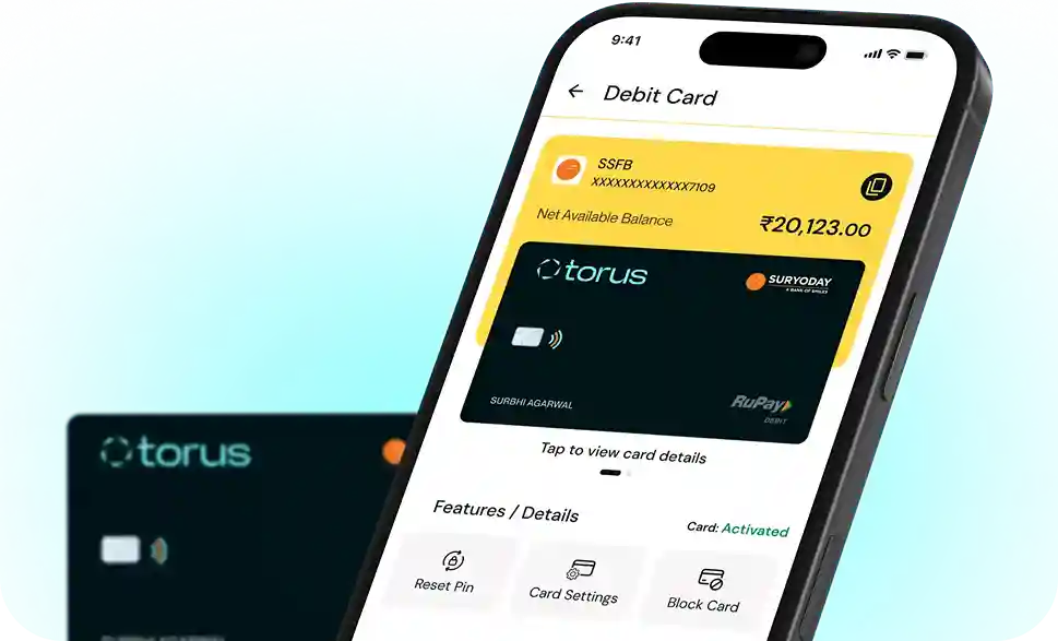 Torus Digital Rupay Debit Card Torus Digital Rupay Debit Card