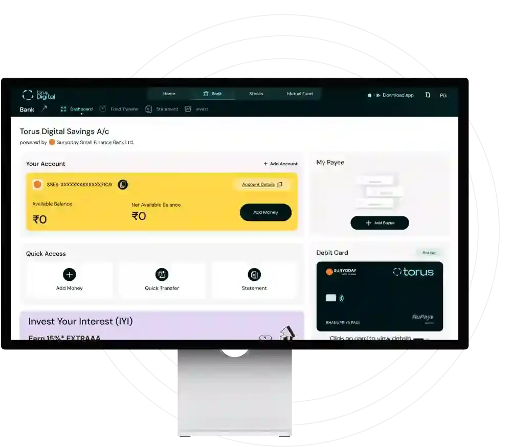 Torus Digital Web Trading Platform